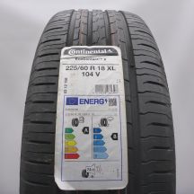 225 60 18 1x CONTINENTAL 225/60 R18  104V XL EcoContact 6 Sommerreifen 2021 VOLL 