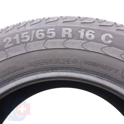 4. 215 65 16C 2x CONTINENTAL 215/65 R16C 109/107T Vanco 2 Sommerreifen 7,2mm 2017