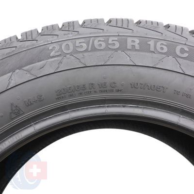 5. 205 65 16C 2x CONTINENTAL 205/65 R16C 107/105T VancoWinter 2 Winterreifen 2012/16 8mm