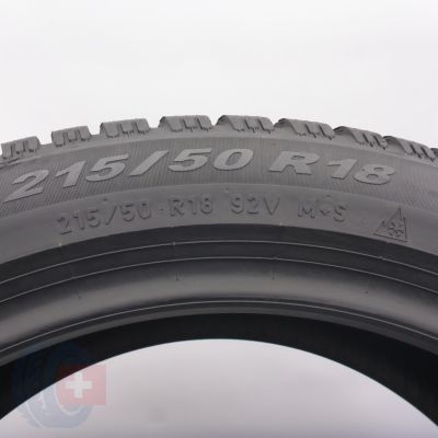 8. 215 50 18 4x PIRELLI 215/50 R18 92V Winter 2 Cinturato Winterreifen 2021 8-9mm