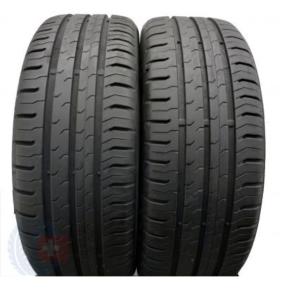2 x CONTINENTAL 185/50 R16 81H 6.8mm ContoEcoContact 5 Sommerreifen DOT17