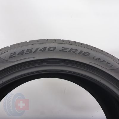 2. 245 40 18 1x PIRELLI 245/40 R18 97Y XL PZero Sommerreifen 2020 6,3mm