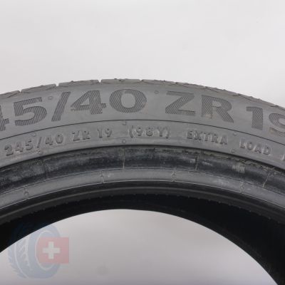 5. 245 40 19 1x CONTINENTAL 245/40 ZR19 98Y XL SportContact 6 Sommerreifen 2019 Ungebraucht  