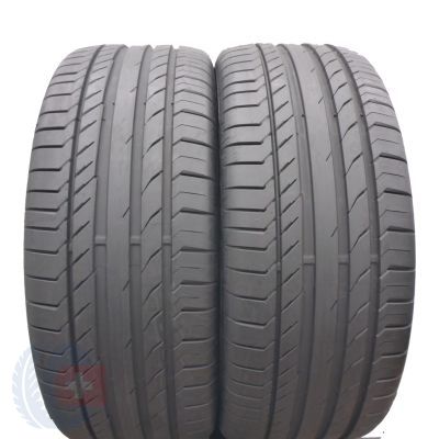 2 x CONTINENTAL 255/55 R18 105W ContiSportContact 5 SUV M0 Sommerreifen 2018 WIE NEU VOLL