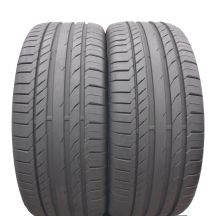 2 x CONTINENTAL 255/55 R18 105W ContiSportContact 5 SUV M0 Sommerreifen 2018 WIE NEU VOLL