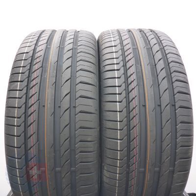 3. 245 45 18 4x CONTINENTAL 245/45 R18 96Y ContiSportContact 5 A0 Soomerrifen 2022 VOLL WIE NEU 