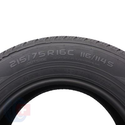 5. 215 75 16C 2x NOKIAN 215/75 R16C 116/114S cLine Sommerreifen 2020 VOLL Wie Neu