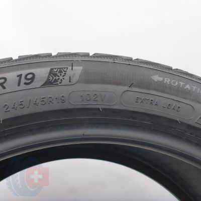 8. 245 45 19 4x MICHELIN 245/45 R19 102V XL PilotAlpin 5 AO Winterreifen 2021, 2024 6,5-6,8mm
