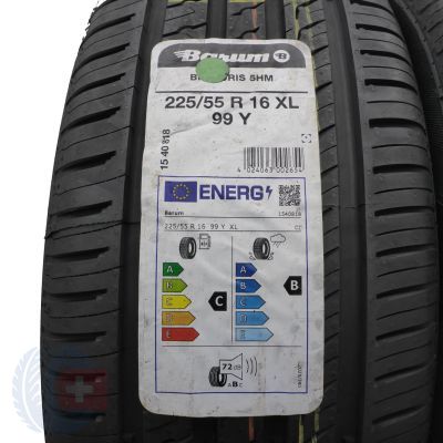 2. 2 x BARUM 225/55 R16 99Y XL Bravuris 5 HM Sommerreifen 2022 WIE NEU VOLL