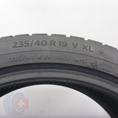 6. 235 40 19 4x CONTINENTAL 235/40 R19 96V XL WinterContact TS 870 P Winterreifen 2023/24  7,4-7mm