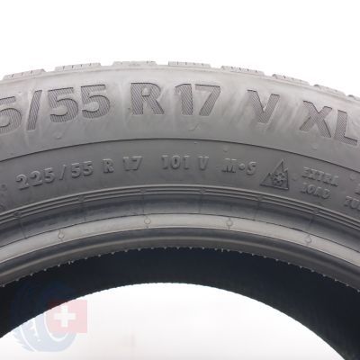 5. 225 55 17 4x Continental 225/55 R17 101V XL WinterContact Ts 870 P Winterreifen 2025 8,5-7,8mm