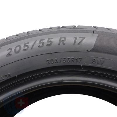 6. 205 55 17 4x MICHELIN 205/55 R17 91V Primacy 4 Sommerreifen 2022 6,5mm