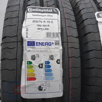 3. 205 70 15C 4x CONTINENTAL 205/70 R15C 106/104R VanContact Ultra Sommerreifen VOLL  3. 205 70 15C 4x CONTINENTAL 205/70 R15C 106/104R VanContact Ultra Sommerreifen VOLL