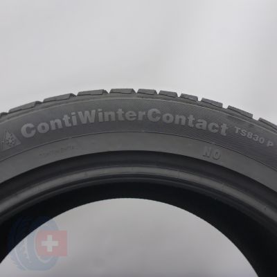 7. 255 45 19 2x CONTINENTAL 255/45 R19 100V NO ContiWinterContact Ts830P Winterreifen 2023 6,2-6,7mm