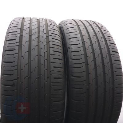 4. 205 45 17 4x CONTINENTAL 205/45 R17 88V XL EcoContact 6 Sommerreifen 2023 VOLL WIE NEU   
