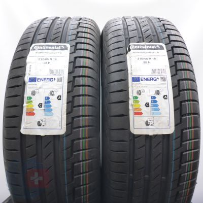 4. 215 65 16 4x CONTINENTAL 215/65 R16 98H PremiumContact 6 Sommerreifen 2023 VOLL WIE NEU 