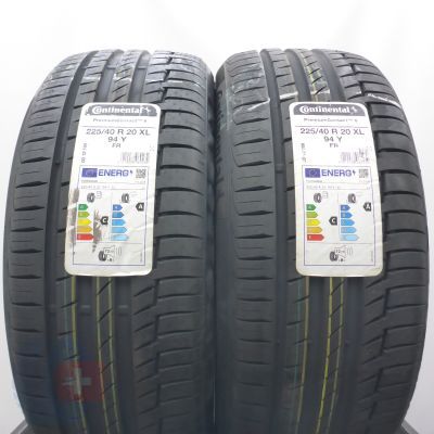 5.  225 40 20 4x CONTINENTAL 225/40 R20 94Y XL PremiumContact 6 Sommerreifen 2021 Ungebraucht  