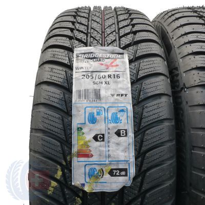 2. 205 60 16 2x BRIDGESTONE 205/60 R16 96H XL DriveGuard Winter RFT Winterreifen 2019 VOLL WIE NEU 