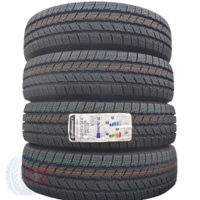 4 x CONTINENTAL 185/75 R16C 104/102R VanContact Winter Winterreifen 2022 WIE NEU VOLL