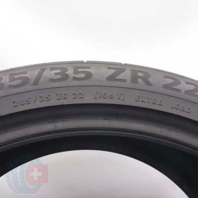 5.  285 35 22 1x CONTINENTAL 285/35 R22 106Y XL SportContact 6 Sommerreifen  2018 5,8mm