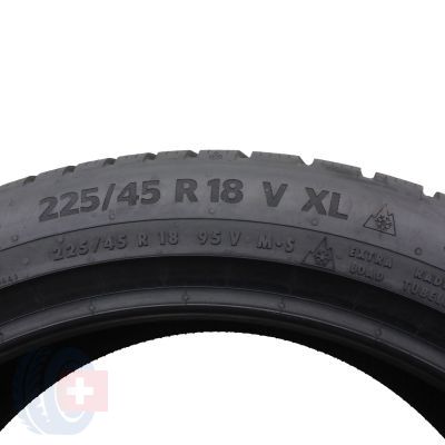 5. 225 45 18 2x CONTINENTAL 225/45 R18 95V XL WinterContact TS870P Winterreifen 7,8-8,5mm 2021/23