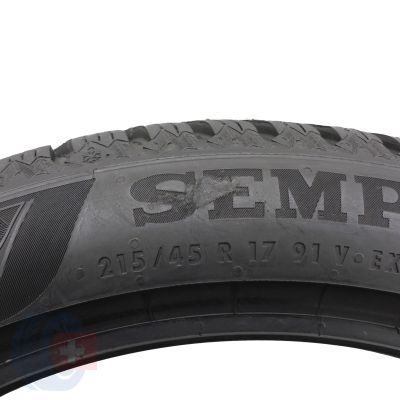 6. 215 45 17 4x SEMPERIT 215/45 R17 91V XL Speed-Grip 5 Winterreifen 2024 8-8,5mm
