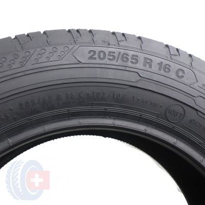 5. 4 x CONTINENTAL 205/65 R16C 107/105T ContiVanContact 200 Sommerreifen DOT18 WIE NEU VOLL