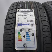 2. 225 50 17 2x CONTINENTAL 225/50 R17 98V XL ContiPremiumContact 2 SEAL Sommerreifen 2022 VOLL WIE NEU