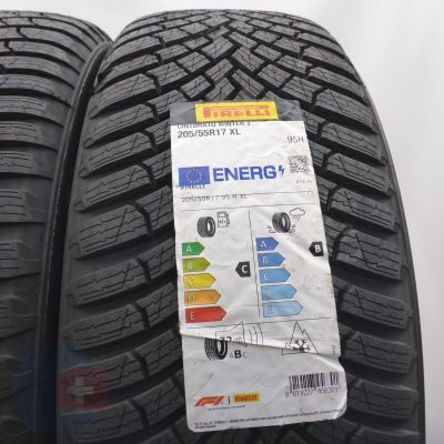 4. 205 55 17 2x PIRELLI 205/55 R17 95H XL Cinturato Winter 3 Winterreifen 2025 VOLL WIE NEU 