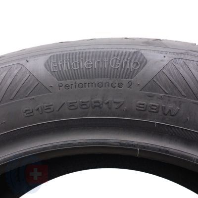 4. 215 55 17 2x GOODYEAR 215/55 R17 98W XL EfficientGrip Performance 2 Sommerreifen 6mm 2021