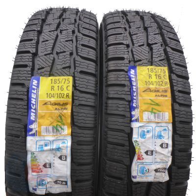 5. 4 x MICHELIN 185/75 R16 C 104/102R Agilis Alpin Winterreifen  2014 UNGEBRAUCHTE  