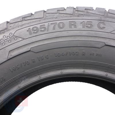 4. 195 70 15C 2x CONTINENTAL 195/70 R15C 104/102R ContiVanContact 100 Sommerreifen 2019 WIE NEU VOLL
