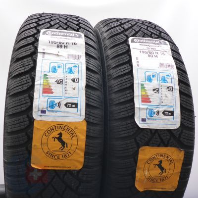6. 195 60 16 4x CONTINENTAL 195/60 R16 89H WinterContact Ts860 Winterreifen 2020 VOLL