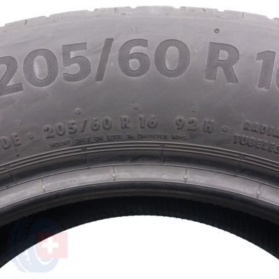 5. 205 60 16 4x CONTINENTAL 205/60 R16 92H EcoContact 6 Sommerreifen 6mm 2022/23