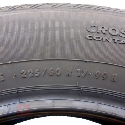 4. 2 x CONTINENTAL 225/60 R17 99H CrossContact LX Sport Sommerreifen M+S 2020 WIE NEU VOLL