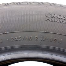 4. 2 x CONTINENTAL 225/60 R17 99H CrossContact LX Sport Sommerreifen M+S 2020 WIE NEU VOLL