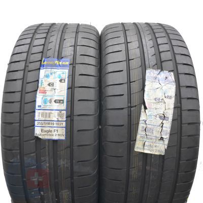 255 50 19 2x GOODYEAR 255/50 R19 103Y Eagle F1 Asymmetric 2 SUV Sommerreifen 2017, 2018 WIE NEU VOLL