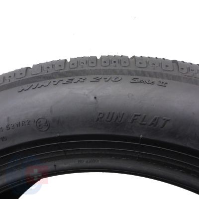 9. 4 x PIRELLI 245/50 R18 100H Sottozero Winter 210 Serie II RunFlat BMW Winterreifen 2015 6-6,4mm