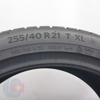7. 255 40 21 4x CONTINENTAL 255/40 R21 102T XL WinterContact TS 870 P Winterreifen 2024 8-7,8mm