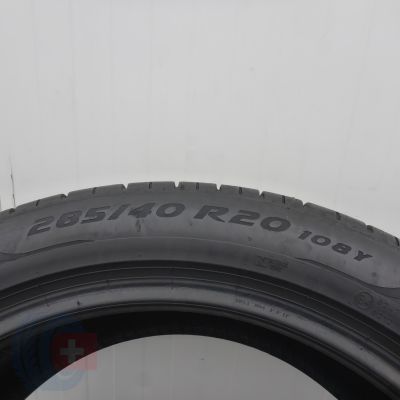 4. 285 40 20 2x PIRELLI 285/40 R20 108Y XL PZero BMW Sommerreifen 2022 6mm