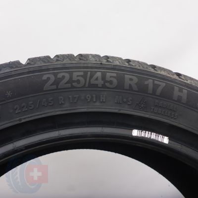 7. 225 45 17 4x SEMPERIT 225/45 R17 91H Speed-Grip 5 Winterreifen 2025 WIE NEU