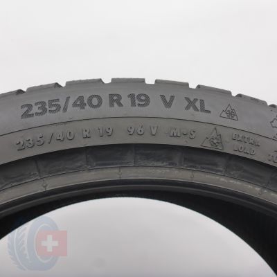5. 235 40 19 2x CONTINENTAL 235/40 R19 96V XL WinterContact TS870P Winterreifen 2024 6,8-7mm