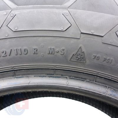 2. 225 65 16C 4x CONTINENTAL 225/65 R16C 112/110R VanContact Winter Winterreifen 2023, 2024 8,2-9mm