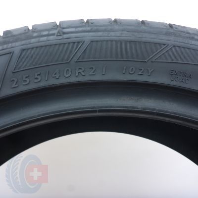2. 255 40 21 1x DUNLOP 255/40 R21 102Y XL Sp Sport Maxx GT RT R01 Sommerreifen 2013 6,2mm