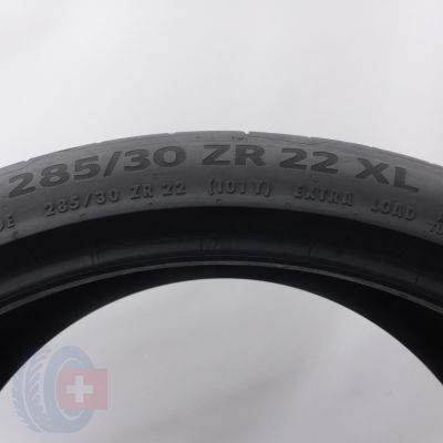 6. 285 30 22 1x CONTINENTAL 285/30 ZR22 101Y  XL SportContact 7 SILED A0 Sommerreifen 2023 