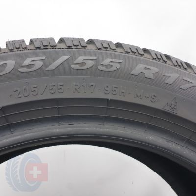 6. 205 55 17 4x PIRELLI 205/55 R17 95H XL Cinturato Winter 2 Winterreifen 2022/24 8,3-8mm 