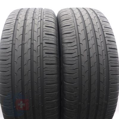4. 205 55 16 4x CONTINENTAL 205/55 R16 91W EcoContact 6 BMW RunFLat Sommerreifen 2020 WIE NEU