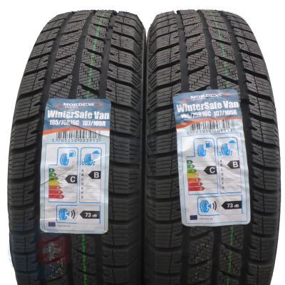 4. 4 x NORDEXX 195/75 R16C 107/105R WinterSafe Van LT Winterreifen 2020 Wie Neu