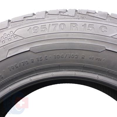 4. 195 70 15C 2x CONTINENTAL 195/70 R15C 104/102R ContiVanContact 100 Sommerreifen 2018 7,7-7,8mm