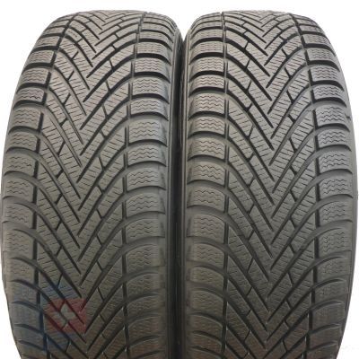 2 x PIRELLI 205/55 R17 95T XL Winter Cinturato Winterreifen 2018 Wie Neu 8mm